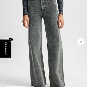 Veronica Beard Taylor Wide Leg High Rise Jean